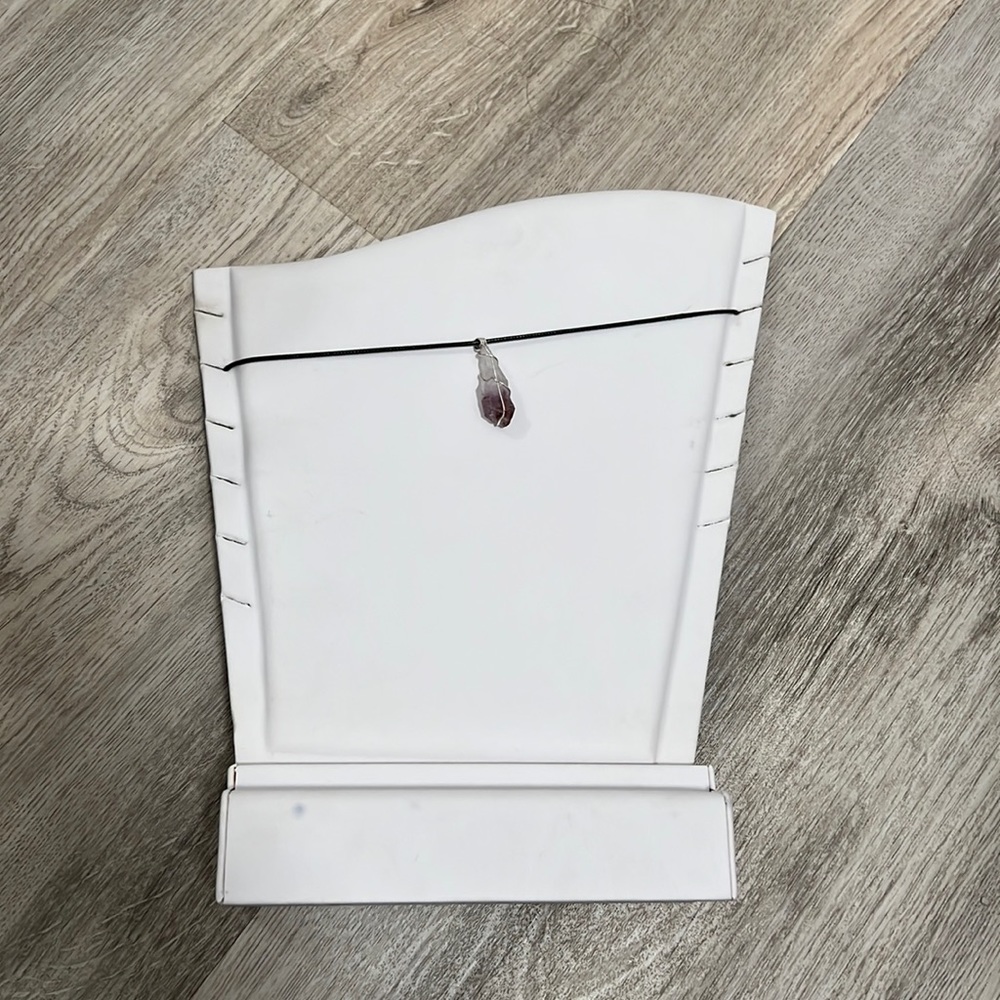 White necklace/ jewelry stand